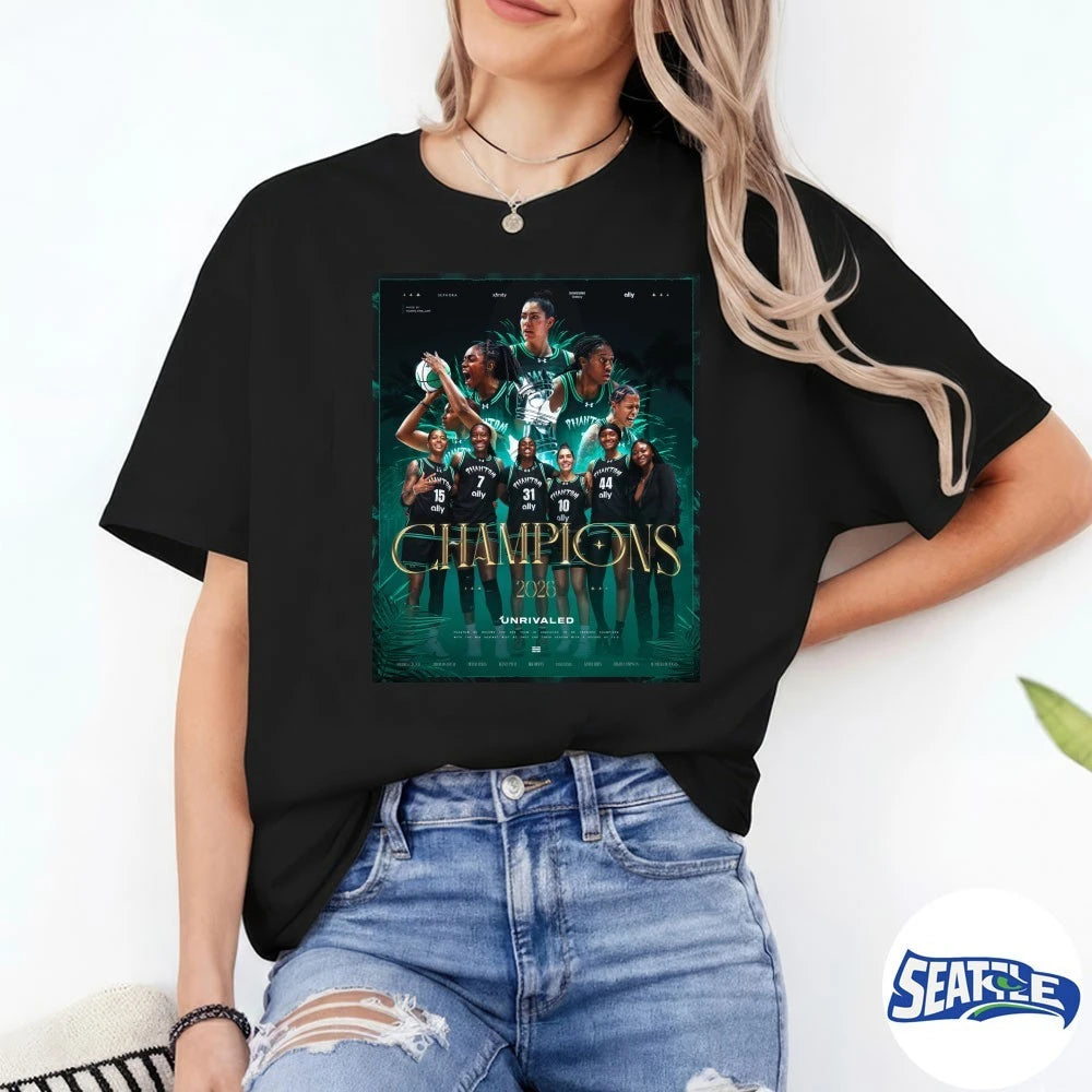Official Phantom BC defeating MIST Unrivaled championship in 2026 Poster t-shirt