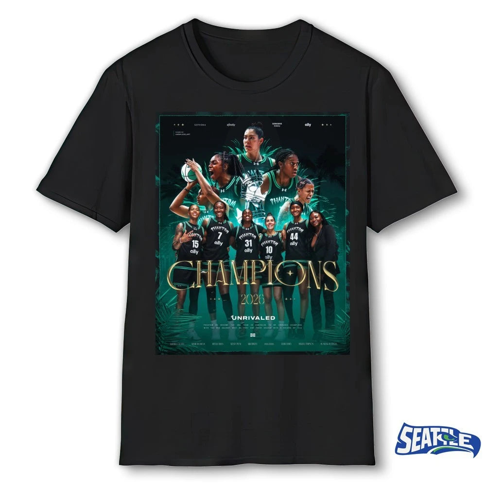Official Phantom BC defeating MIST Unrivaled championship in 2026 Poster t-shirt