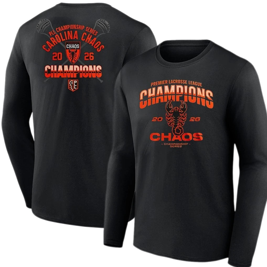 Official PPL Championship Series Carolina Chaos 2026 Champions Official Locker Room T-Shirt