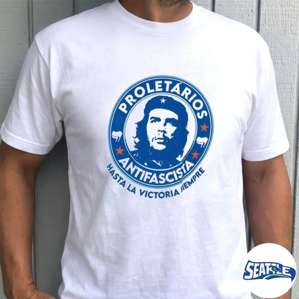 Official Proletários Antifascista Hasta la Victoria Siempre t-shirt