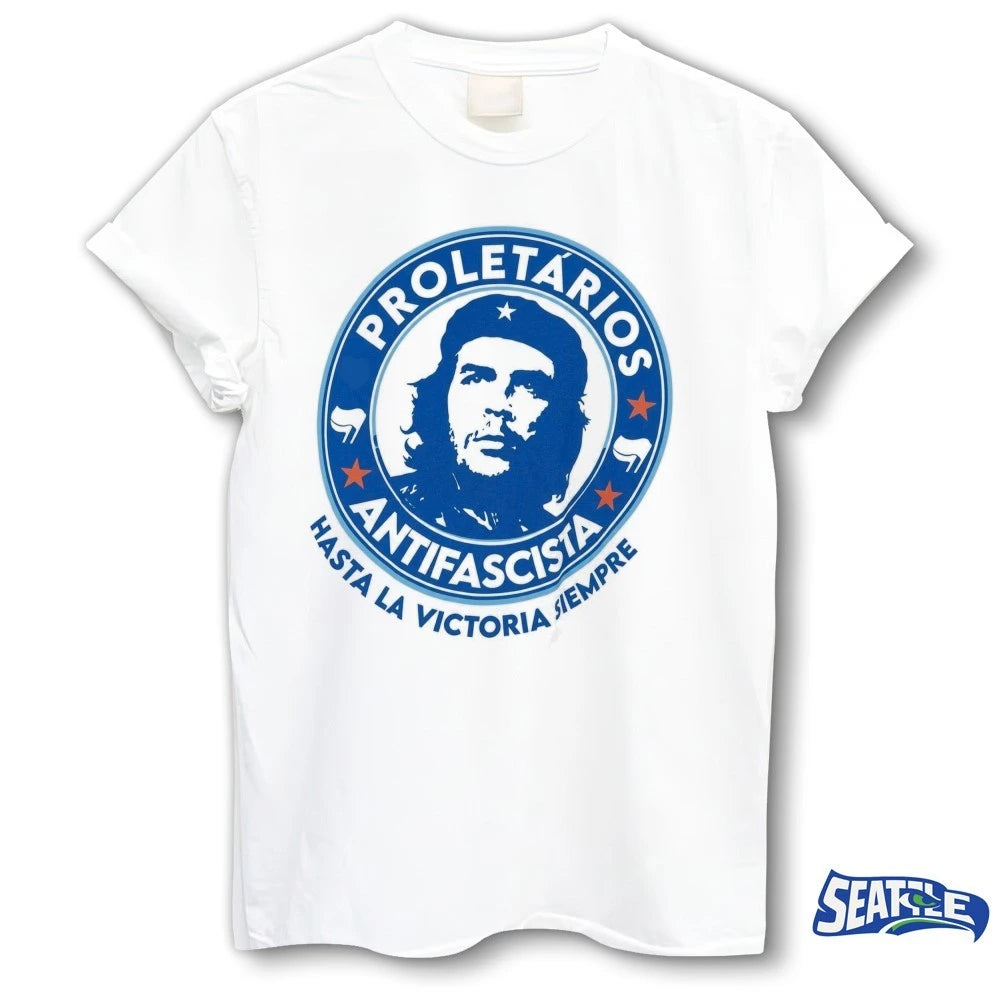 Official Proletários Antifascista Hasta la Victoria Siempre t-shirt