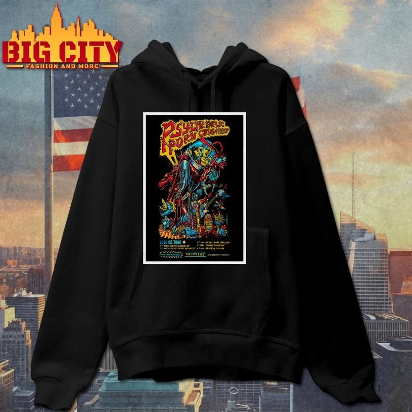 Official Psychedelic Porn Crumpets 2026 Tour OZ PosterT-shirt