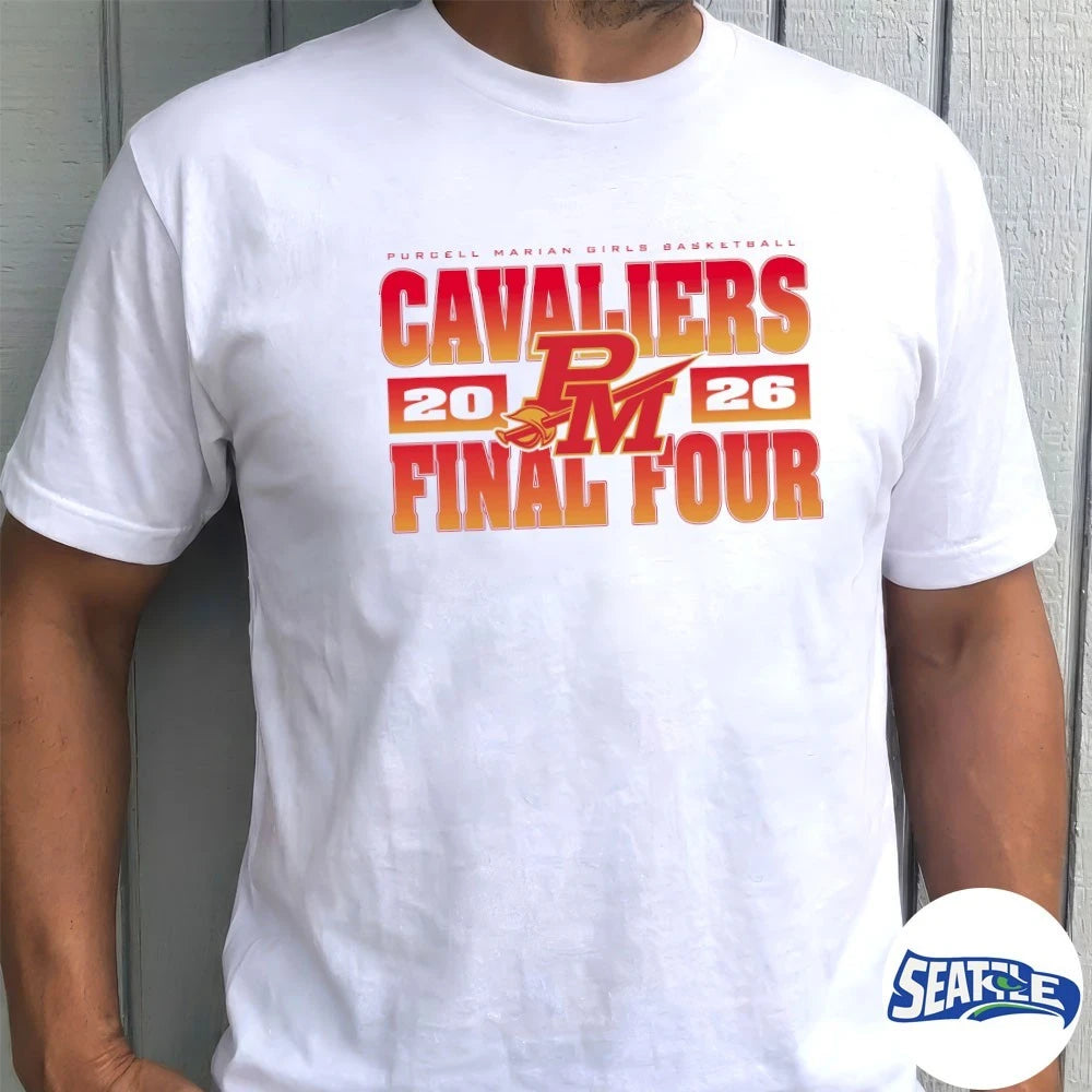 Official Purcell Marian Girls Basketball Cavaliers Final Four 2026 t-shirt