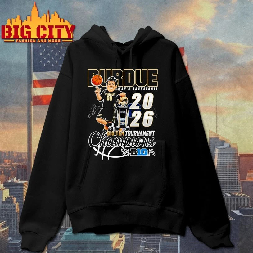 Official Purdue Men’s basketball 2026 big ten tournament champions T-shirt