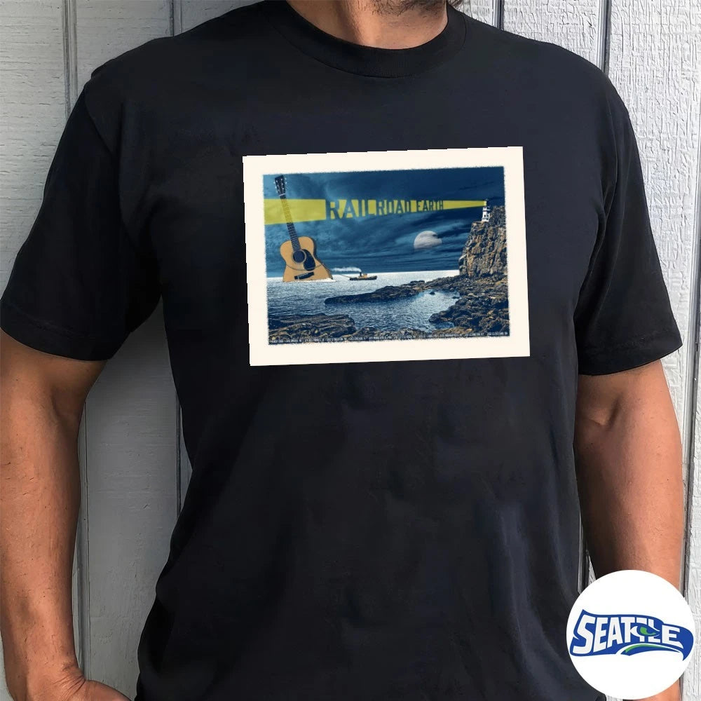Official Railroad Earth Band March 2026 Tour Poster t-shirt