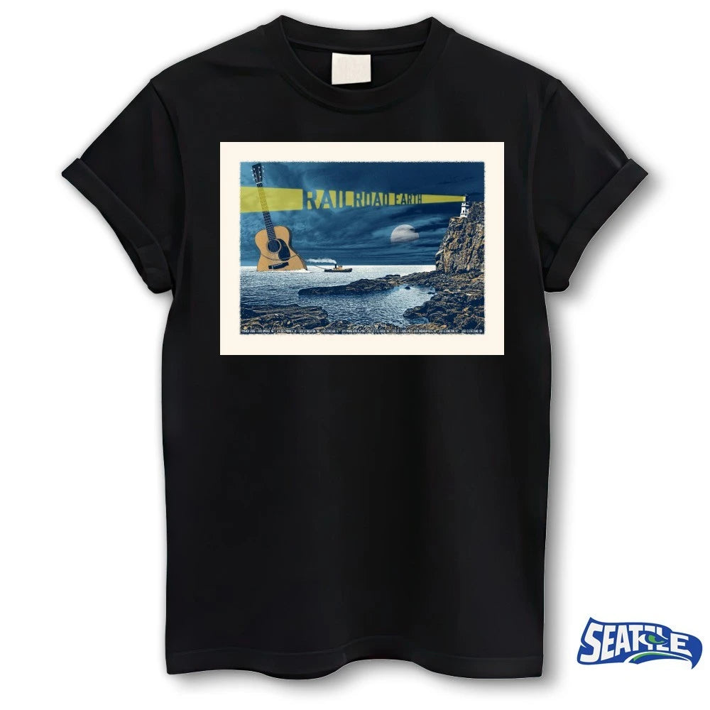Official Railroad Earth Band March 2026 Tour Poster t-shirt