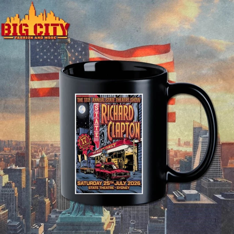 Official Richard Clapton Sydney AUS 7-25-2026 Poster T-shirt