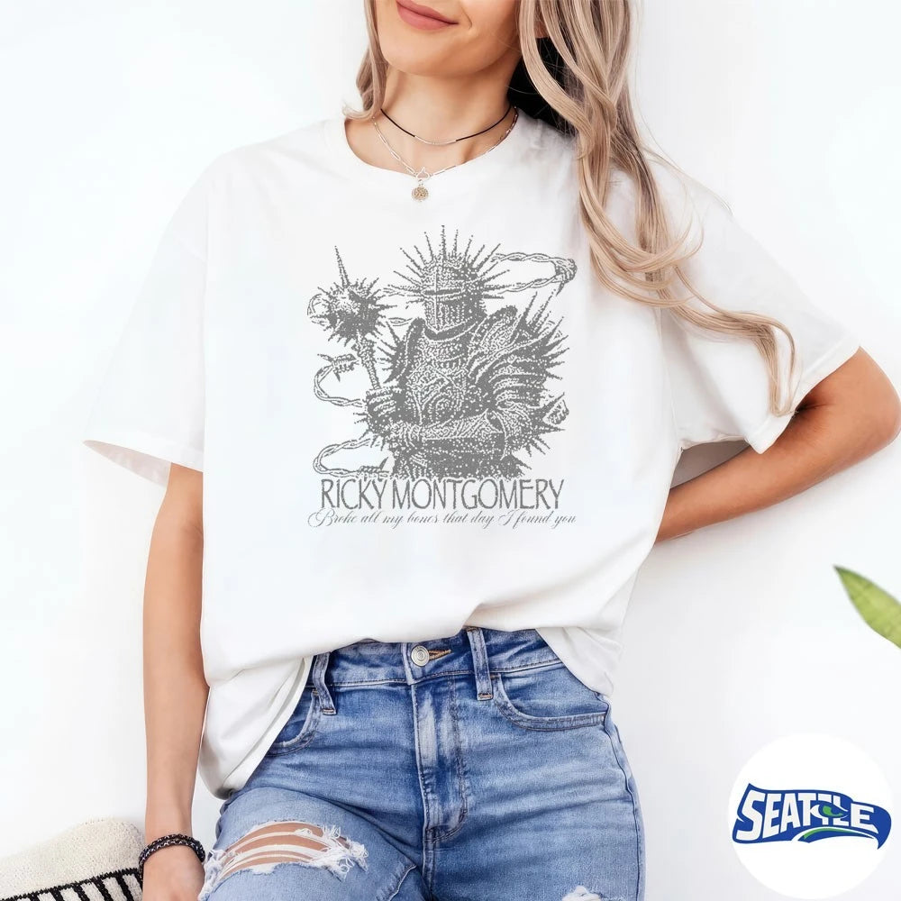Official Ricky Montgomery Broke All My Bones That Day I Found You Line Without A Hook t-shirt