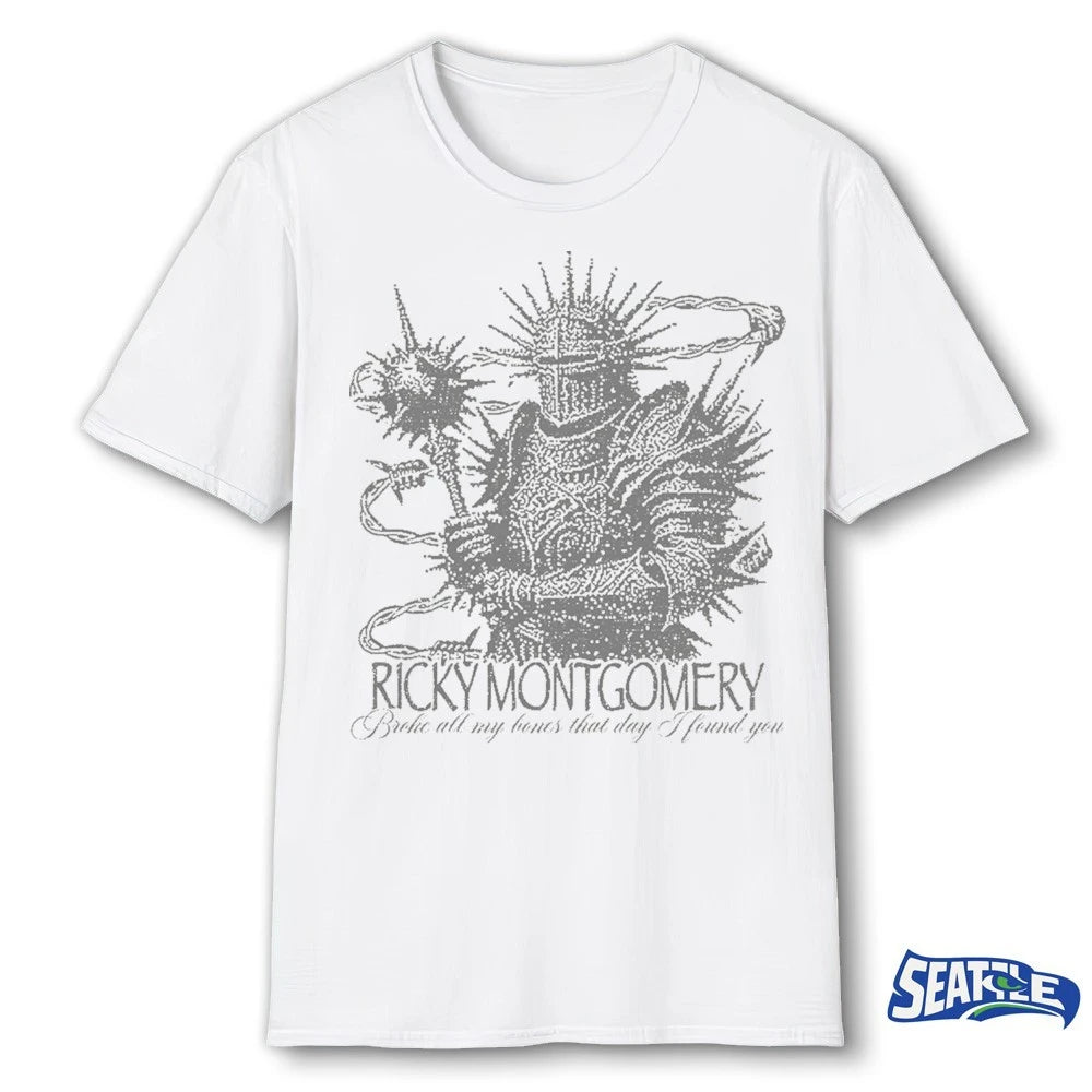Official Ricky Montgomery Broke All My Bones That Day I Found You Line Without A Hook t-shirt