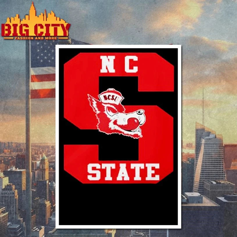 Official S N.C. State Wolfpack basketball 2026 March Madness logo T-shirt