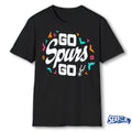 Official San Antonio Spurs Mens Stadium Essentials 2026 Playoff Mantra Go Spurs Go NBA Basketball Postseason Graphic t-shirt