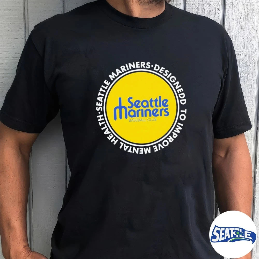 Official Seattle Mariners Baseball Club Designed To Improve Mental Health t-shirt