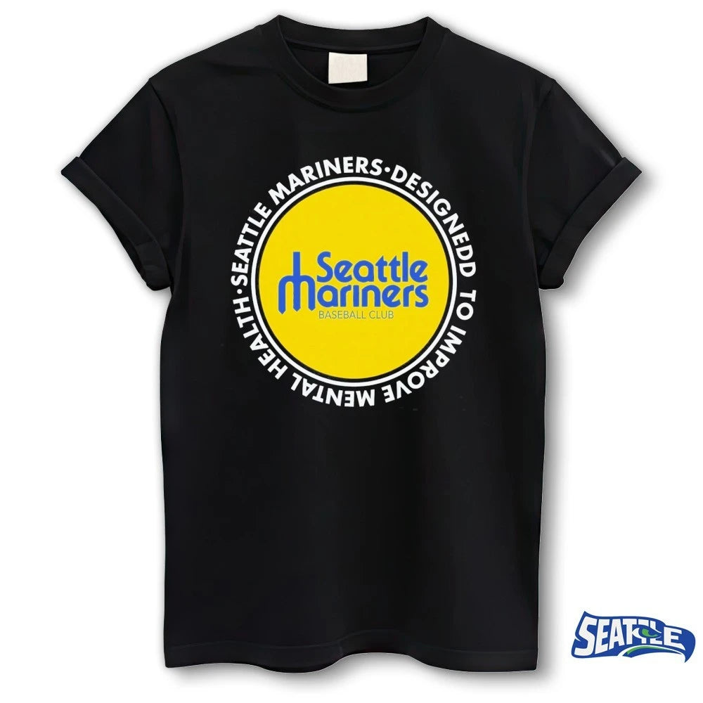 Official Seattle Mariners Baseball Club Designed To Improve Mental Health t-shirt
