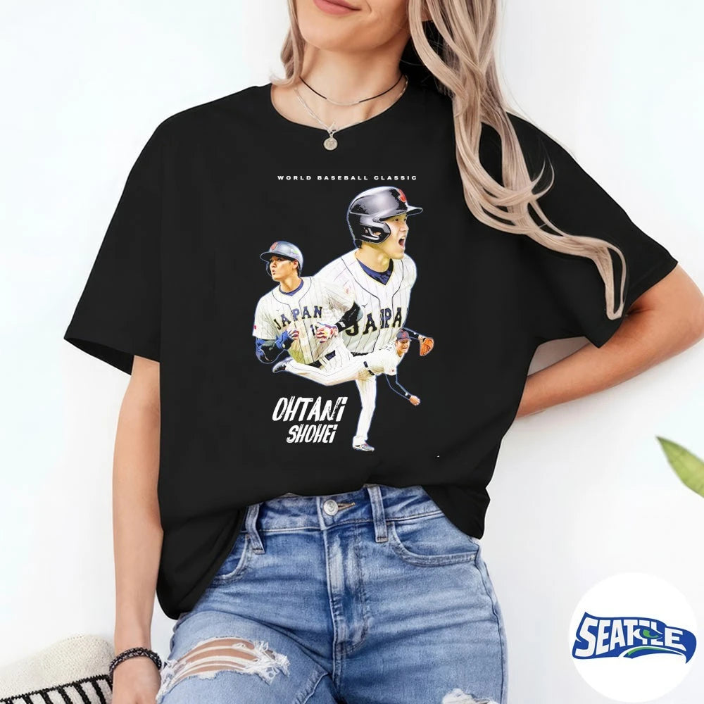 Official Shohei Ohtani Japan World Baseball Classic 2026 Power &amp; Precision t-shirt