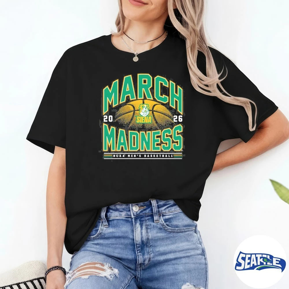 Official Siena – NCAA Men’s Basketball Christian Jones March Madness 2026 t-shirt