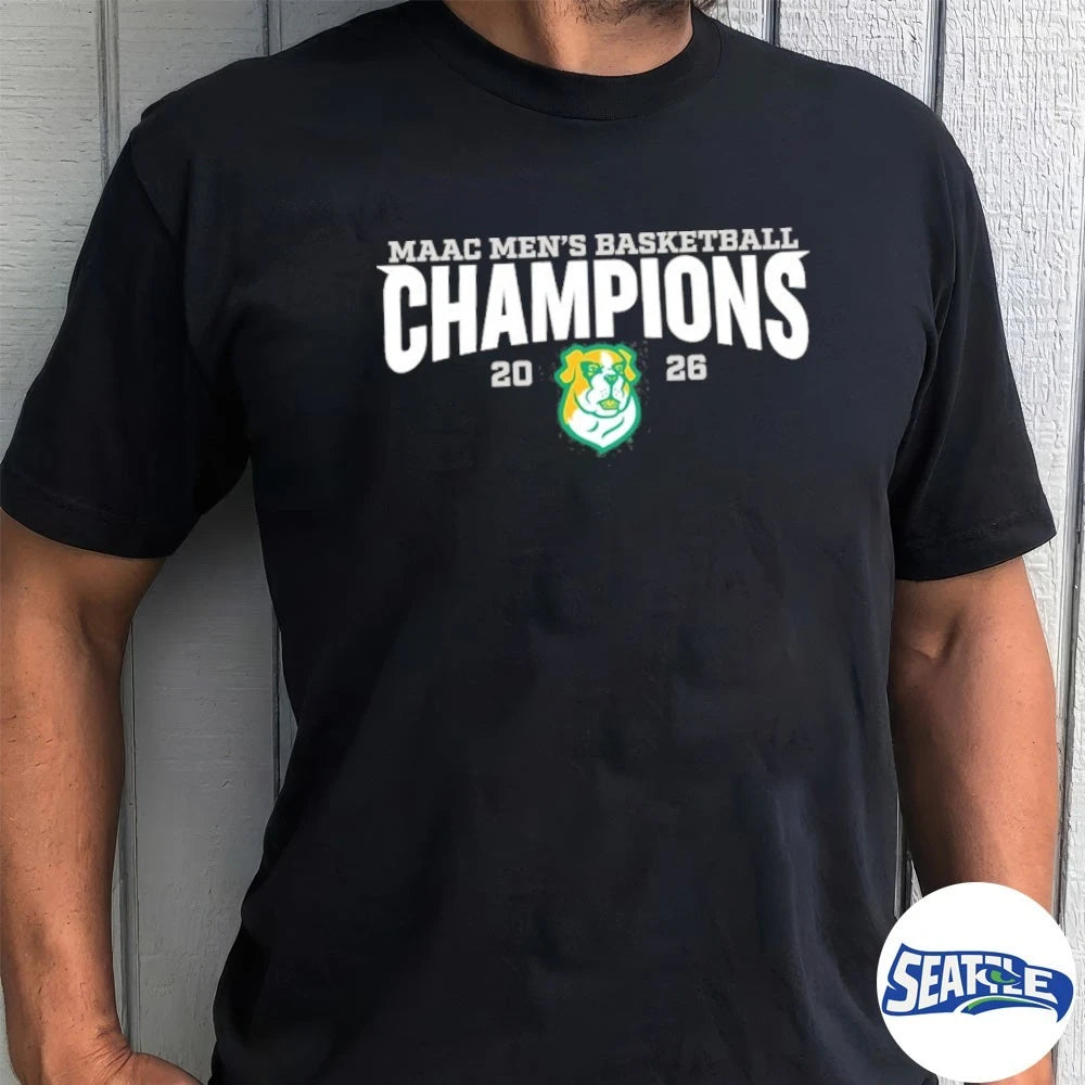 Official Siena Saints University 2026 MAAC Men’s Basketball Champions t-shirt