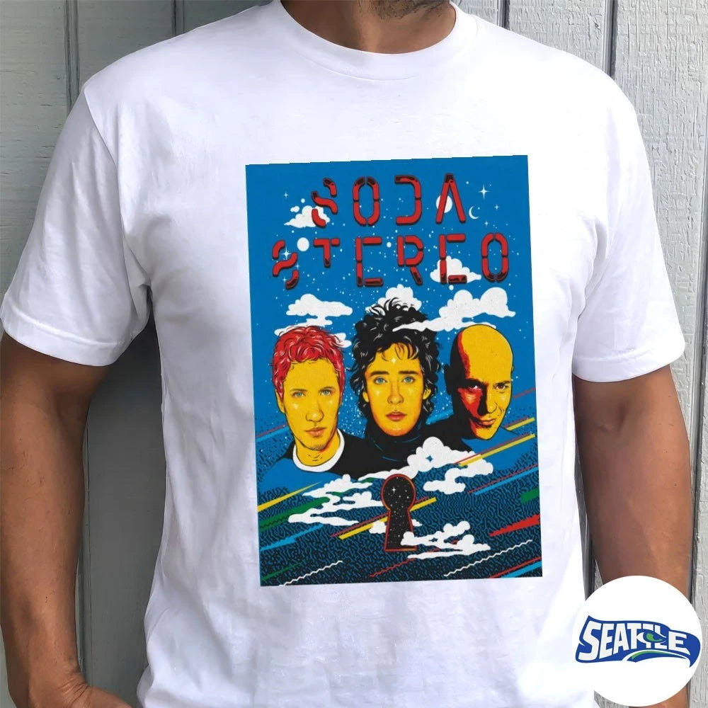 Official Soda Stereo 2026 Concert Shirt Ecos Tour Latin Rock Argentina Music Fan Vintage t-shirt
