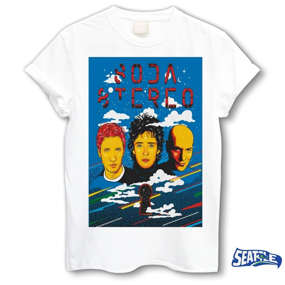 Official Soda Stereo 2026 Concert Shirt Ecos Tour Latin Rock Argentina Music Fan Vintage t-shirt