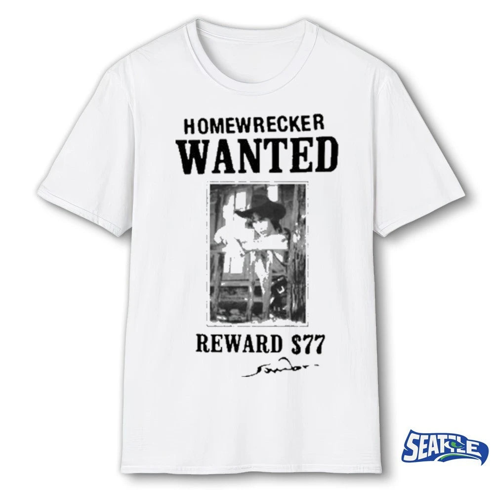 Official Sombr Homewrecker Wanted Reward $77 t-shirt