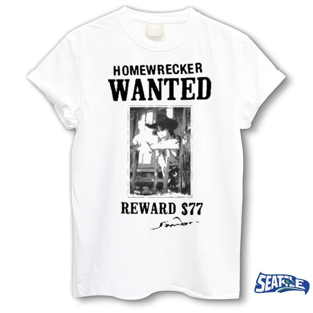 Official Sombr Homewrecker Wanted Reward $77 t-shirt