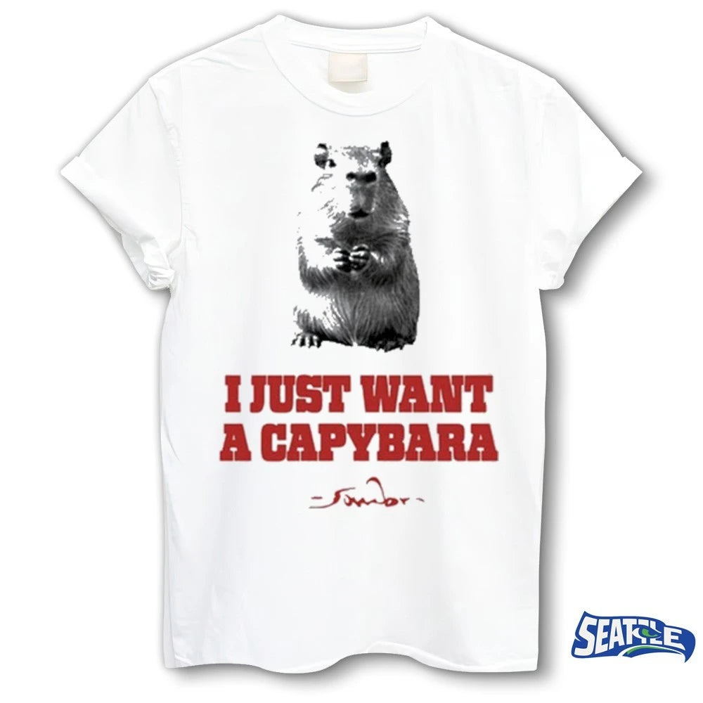 Official Sombr I Just Want A Capybara t-shirt