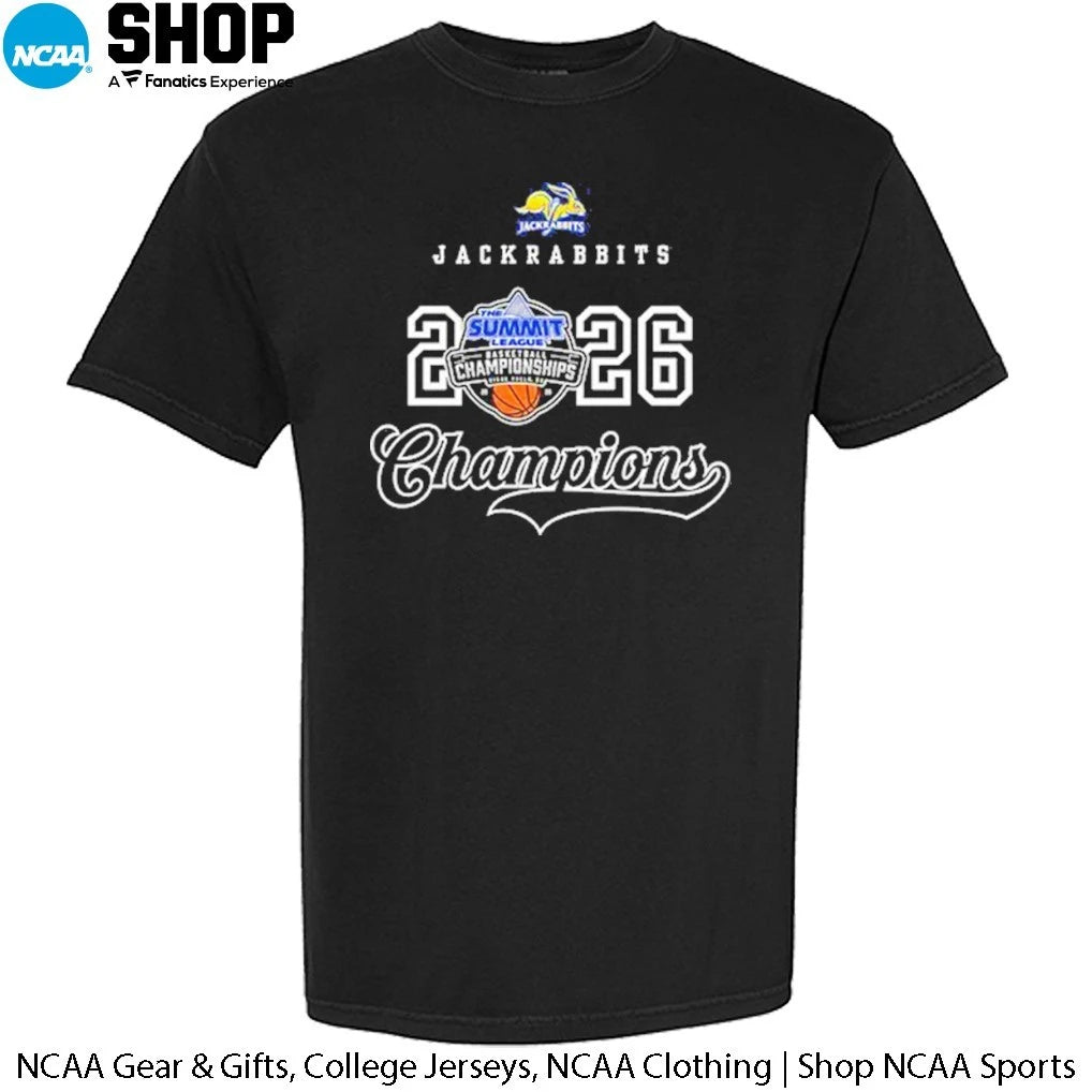 Official South Dakota State Jackrabbits Summit League Champions T-Shirt