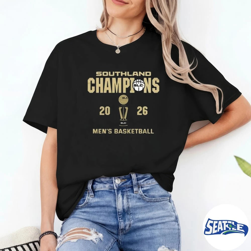 Official Southland Conference Champions McNeese State Cowboys Men’s Basketball 2026 t-shirt