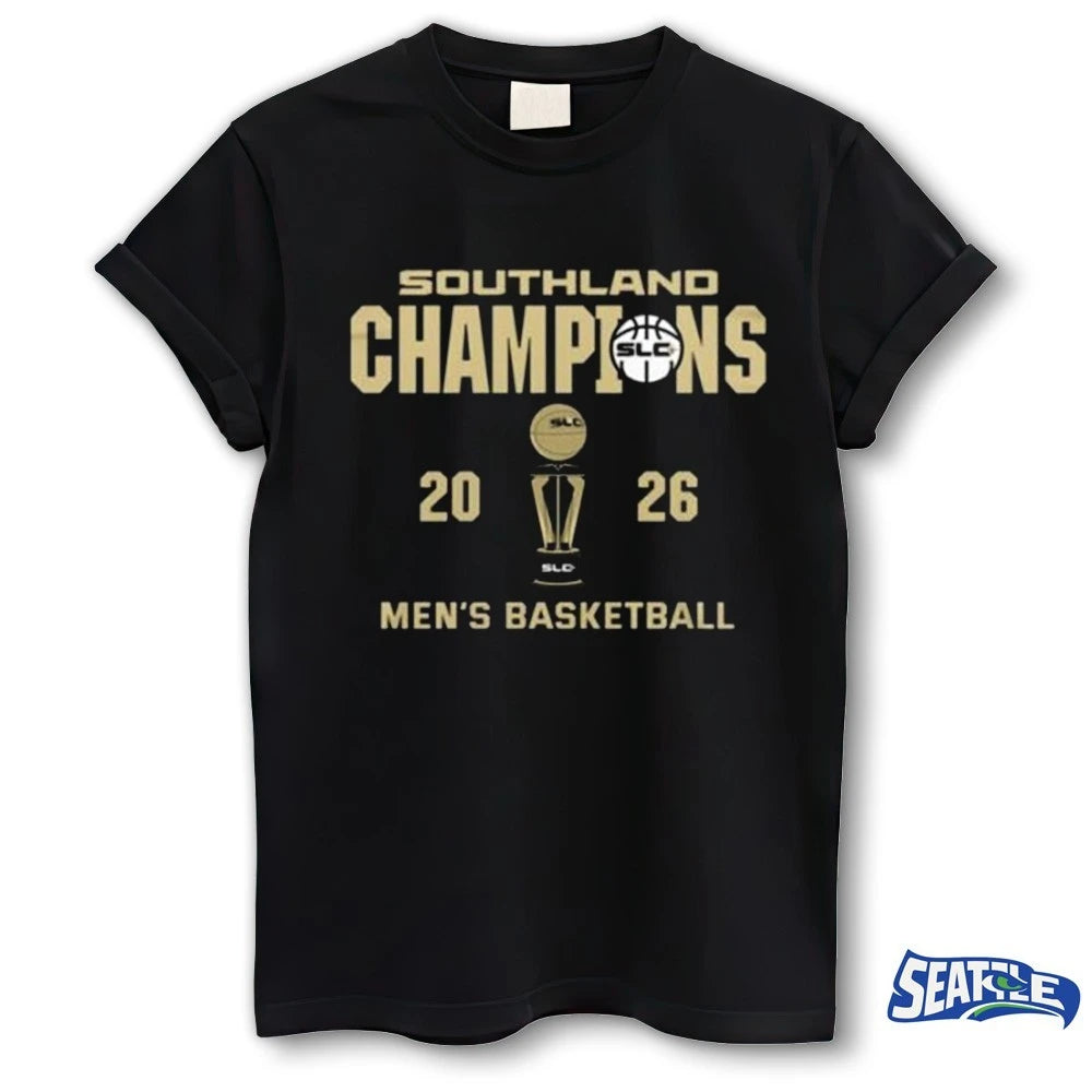 Official Southland Conference Champions McNeese State Cowboys Men’s Basketball 2026 t-shirt