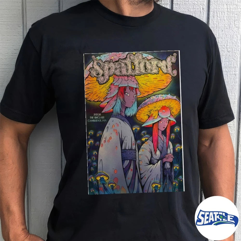 Official Spafford March 13 2026 The Sinclair Cambridge MA Poster t-shirt