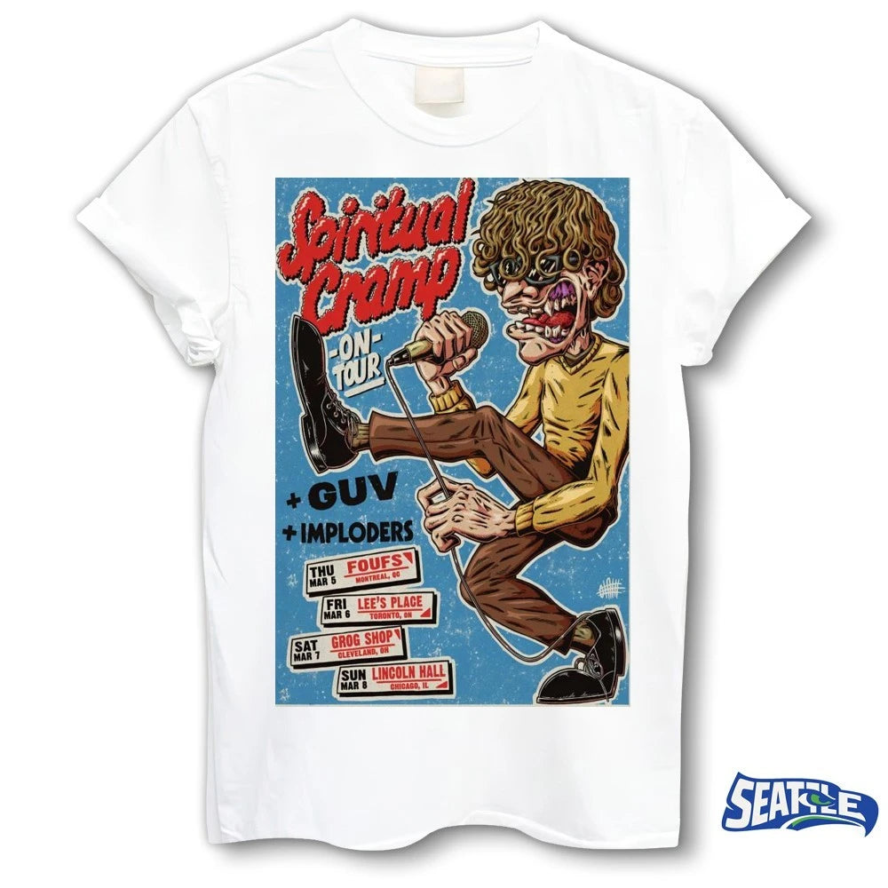 Official Spiritual Cramp On Tour Cleveland OH March 7 2026 Poster t-shirt