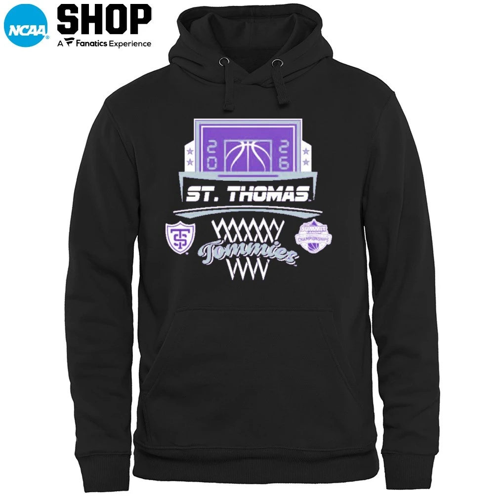 Official St Thomas Tommies 2026 The Summit League Men’s Basketball Champions T-Shirt