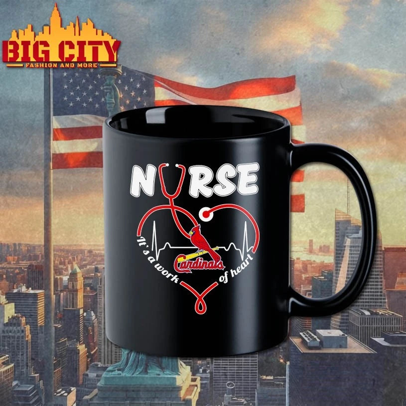 Official St. Louis Cardinals Nurse It’s a work of heart shirt