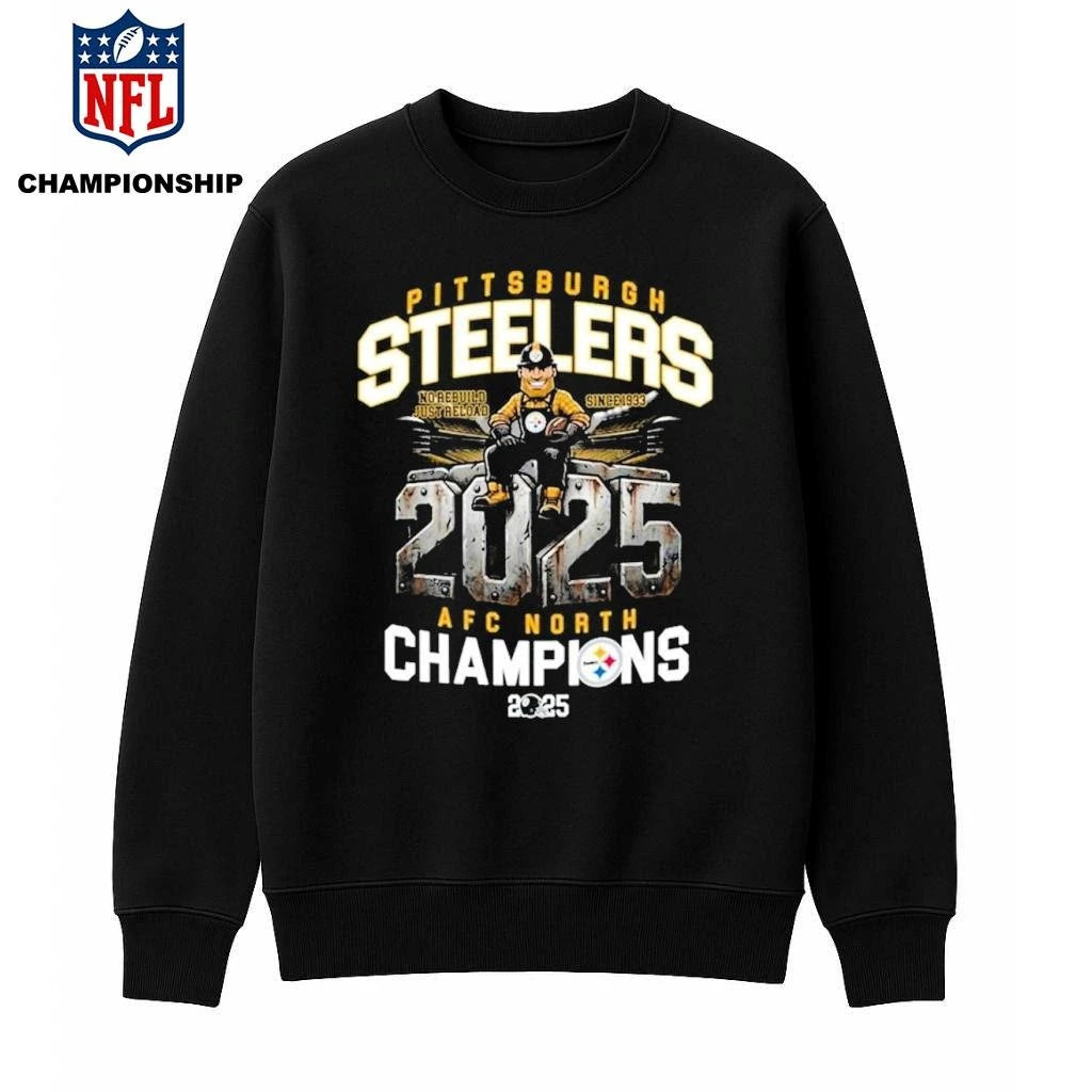 Official Steelers AFC North Division Champions 2025 Shirt