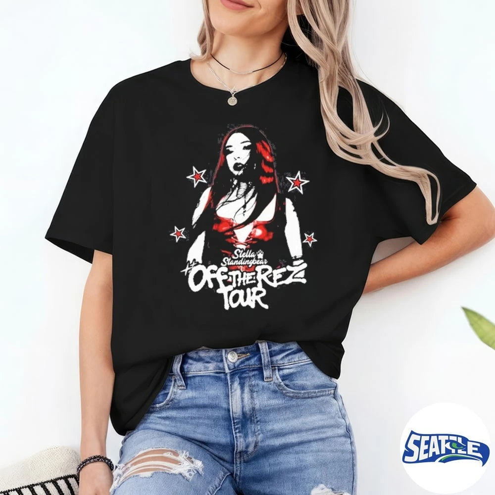 Official Stella Standingbear Off The Rez Tour 2026 t-shirt