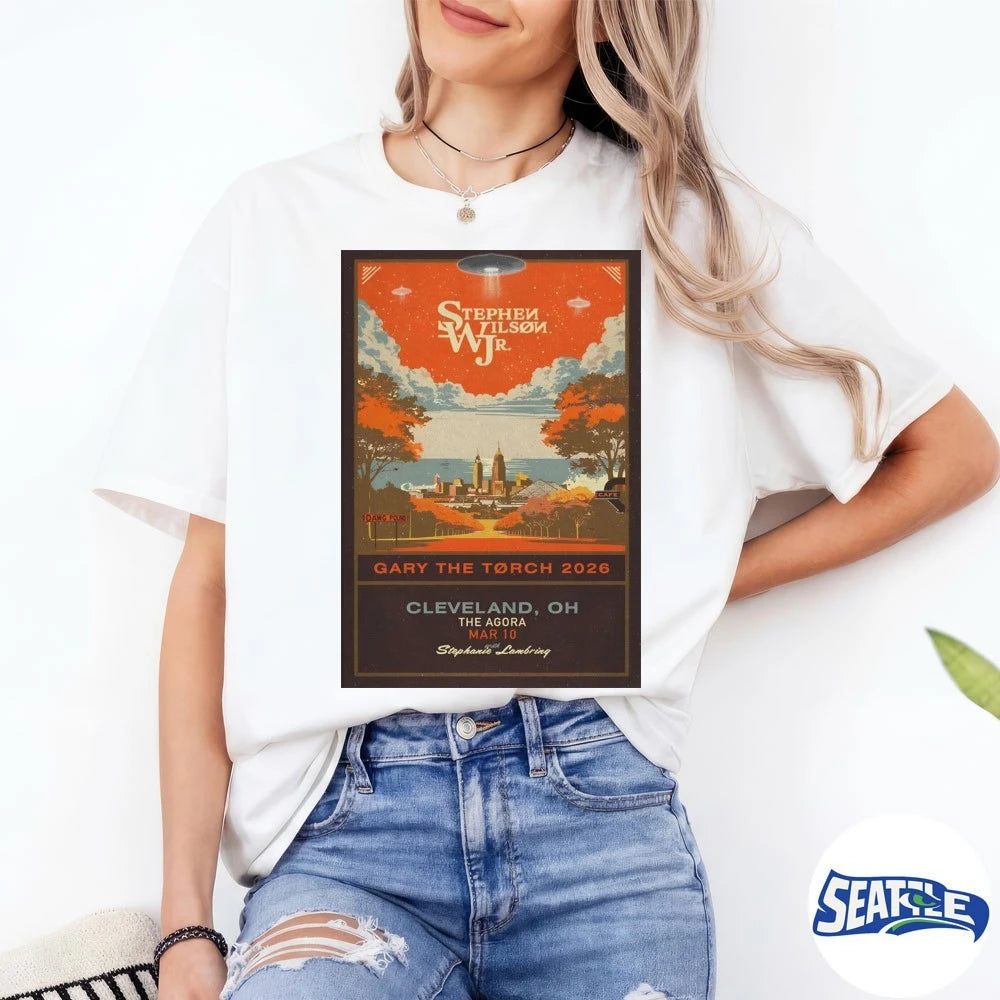Official Stephen Wilson JR. Agora Theatre In Cleveland OH The Agora March 10 2026 Poster t-shirt