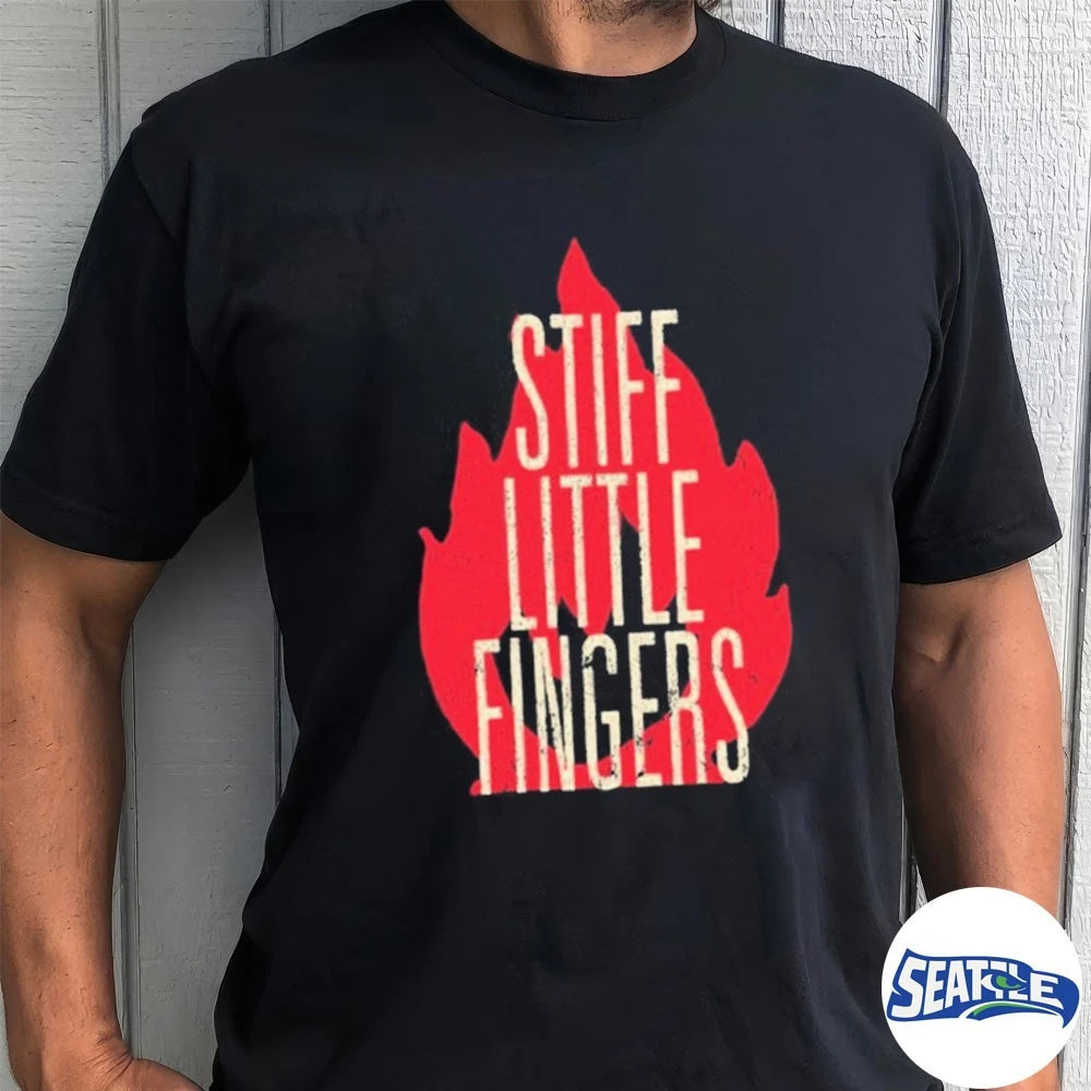 Official Stiff Little Fingers Brixton ’91 Stonewash t-shirt