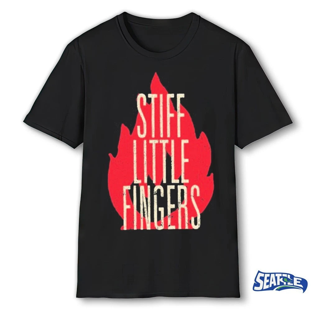 Official Stiff Little Fingers Brixton ’91 Stonewash t-shirt