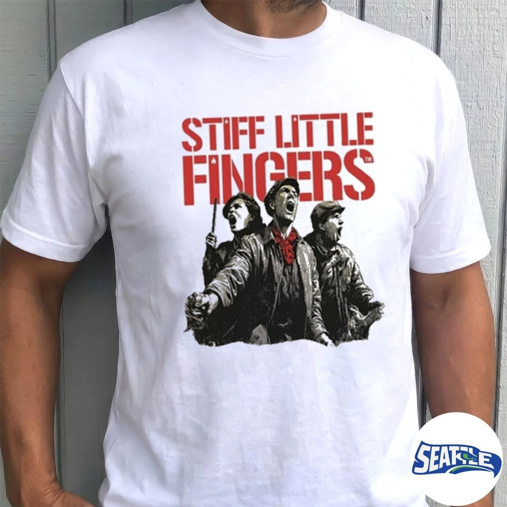 Official Stiff Little Fingers Raise Your Voice Ecru Tour March 10 – 21 2026 t-shirt