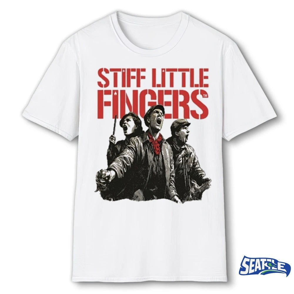 Official Stiff Little Fingers Raise Your Voice Ecru Tour March 10 – 21 2026 t-shirt