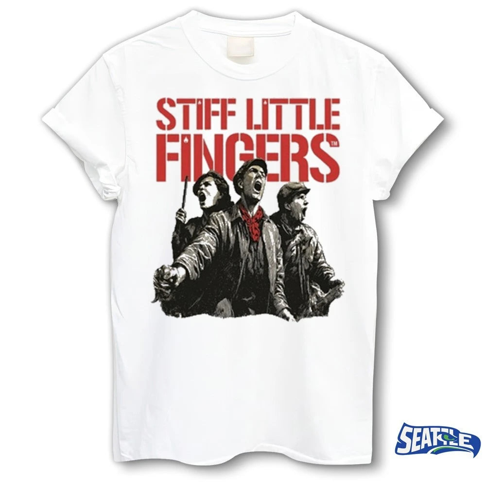 Official Stiff Little Fingers Raise Your Voice Ecru Tour March 10 – 21 2026 t-shirt