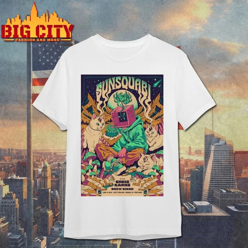 Official Sunsquabi Denver CO On June 13 2026 Poster T-shirt