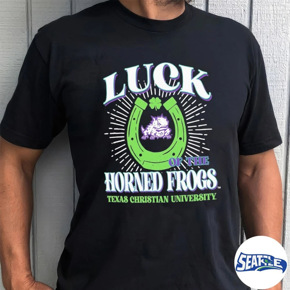 Official TCU Horned Frogs Luck of the Frogs Texas Christian University t-shirt