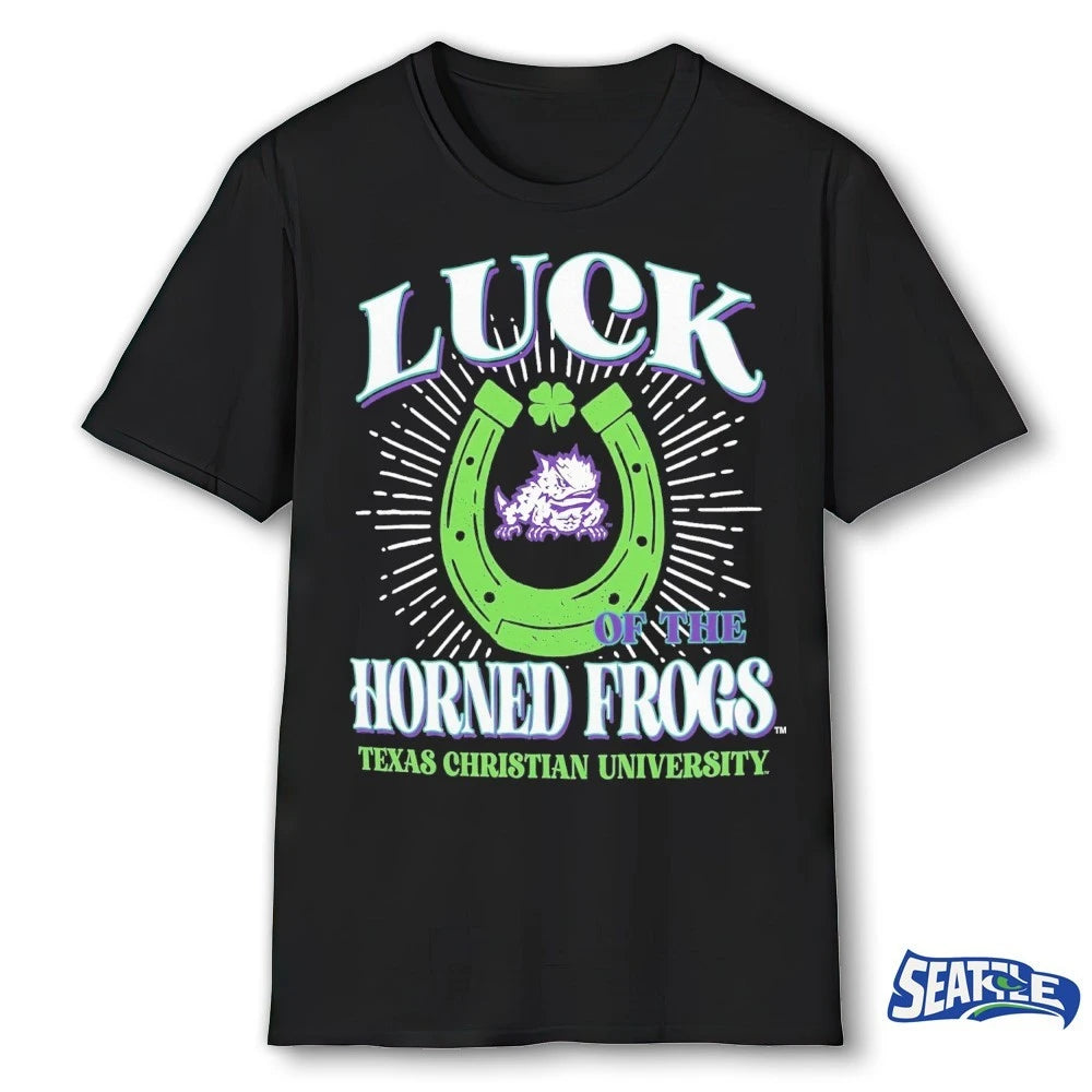 Official TCU Horned Frogs Luck of the Frogs Texas Christian University t-shirt