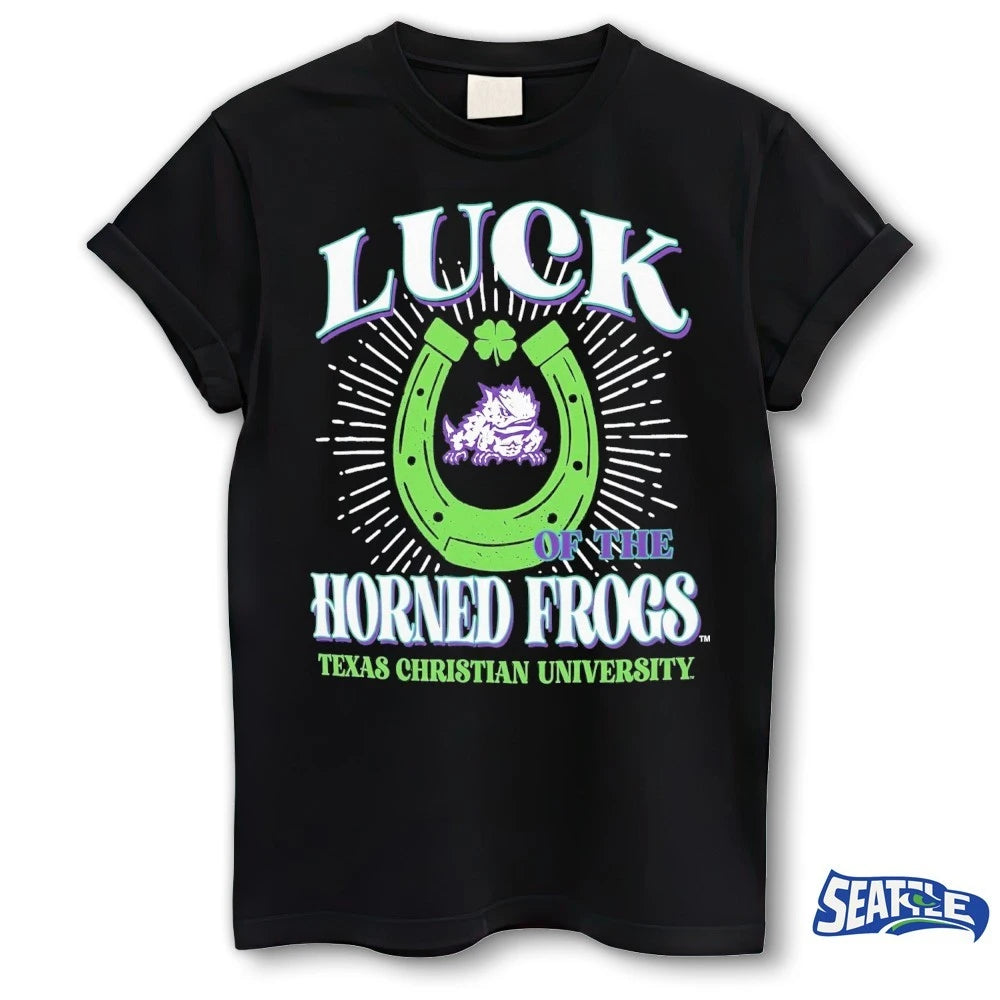 Official TCU Horned Frogs Luck of the Frogs Texas Christian University t-shirt