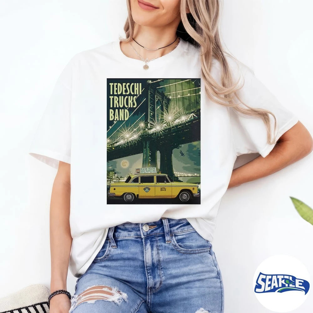Official Tedeschi Trucks Band New York Beacon Theatre March 18 20 21 2026 Poster t-shirt