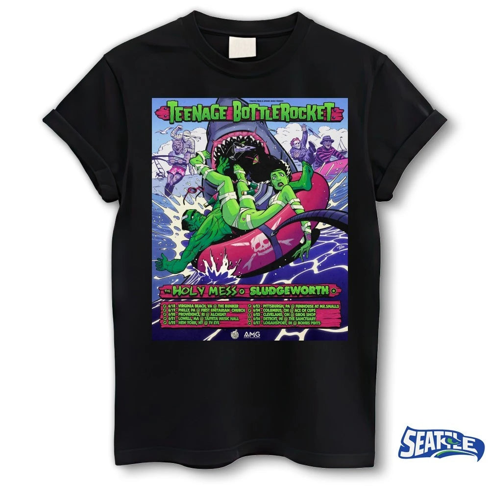 Official Teenage Bottlerocket The Holy Mess Sludgeworth June 2026 Poster t-shirt