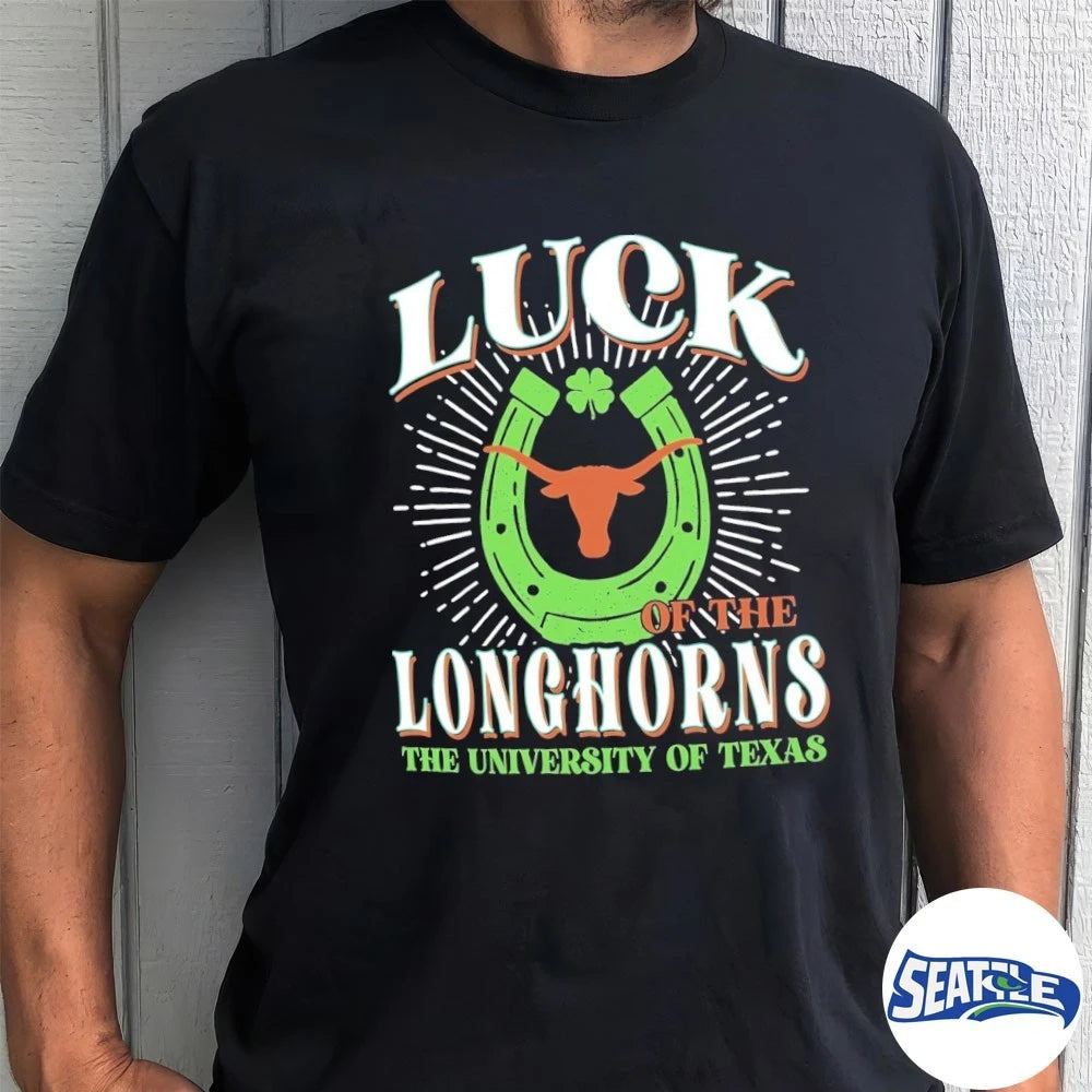 Official Texas Longhorns Luck of the Team The University Of Texas t-shirt