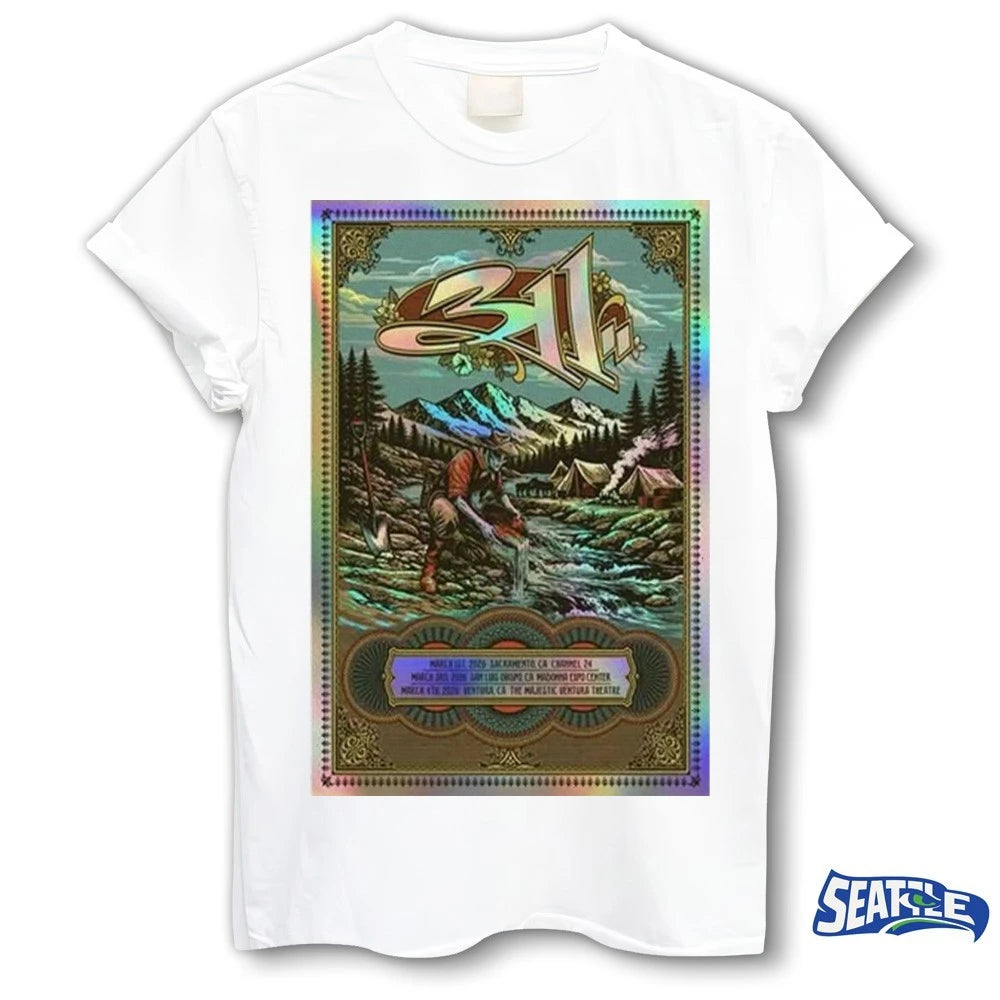 Official The 311 March 1 2026 Sacramento CA Poster t-shirt