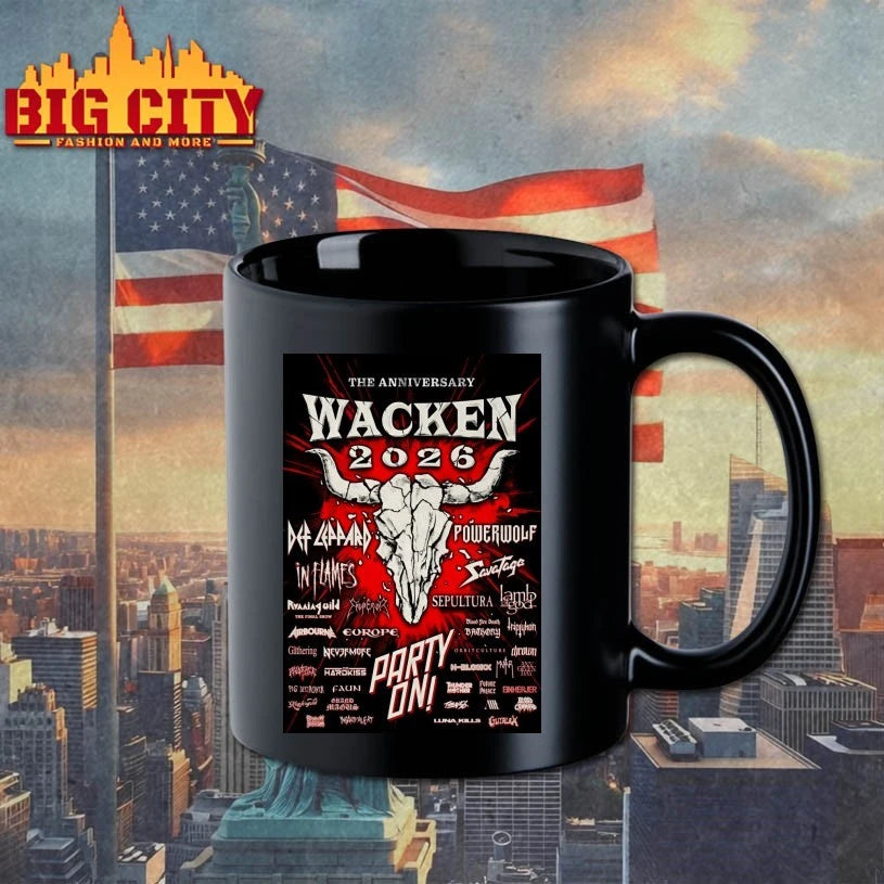Official The anniversary Wacken 2026 Poster shirt