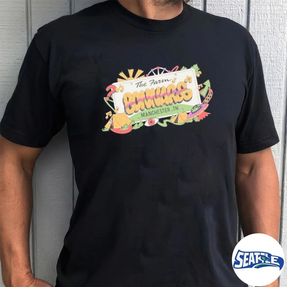 Official The Farm Bonnaroo Manchester, TN t-shirt